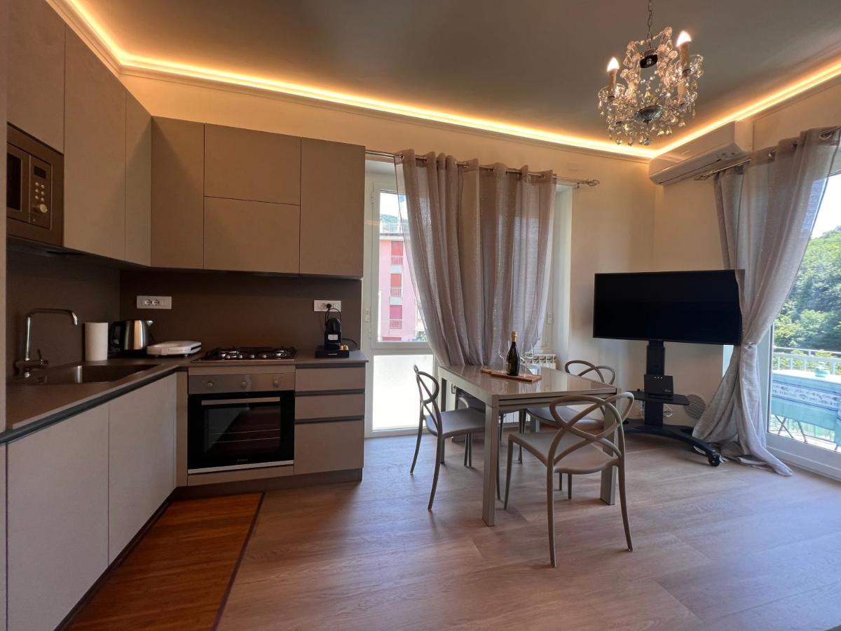VAL DI SOLE- VISTA MARE- VISTA COLLINA-Wifi 100MG - TV 5 POSTI LETTI Apartment Rapallo Exterior foto